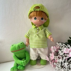 PRECIOUS MOMENTS  “I Toad-ally Love You” Doll with Frog ❤️